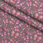 Blush Flutter Pattern 6 Fleece Fabric — fleece fabric folded close-up preview (mv-fleece-v1:lying)