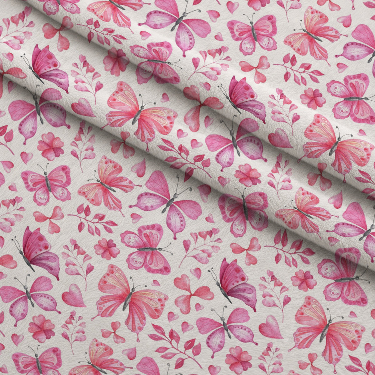 Blush Flutter Pattern 7 Fleece Fabric — fleece fabric folded close-up preview (mv-fleece-v1:lying)