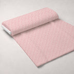 Blush Snowfall Pattern 1 Fleece Fabric — fleece fabric unrolled bolt preview (mv-fleece-v1:bolt)