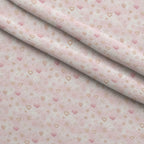Blush Snowfall Pattern 12 Fleece Fabric — fleece fabric folded close-up preview (mv-fleece-v1:lying)