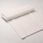 Blush Snowfall Pattern 13 Fleece Fabric — fleece fabric unrolled bolt preview (mv-fleece-v1:bolt)