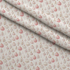 Blush Snowfall Pattern 13 Fleece Fabric — fleece fabric folded close-up preview (mv-fleece-v1:lying)
