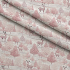 Blush Snowfall Pattern 17 Fleece Fabric — fleece fabric folded close-up preview (mv-fleece-v1:lying)