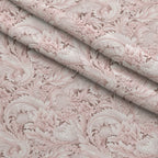Blush Snowfall Pattern 8 Fleece Fabric — fleece fabric folded close-up preview (mv-fleece-v1:lying)
