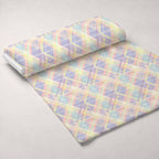 Blushing Meadow Pattern 11 Fleece Fabric — fleece fabric unrolled bolt preview (mv-fleece-v1:bolt)