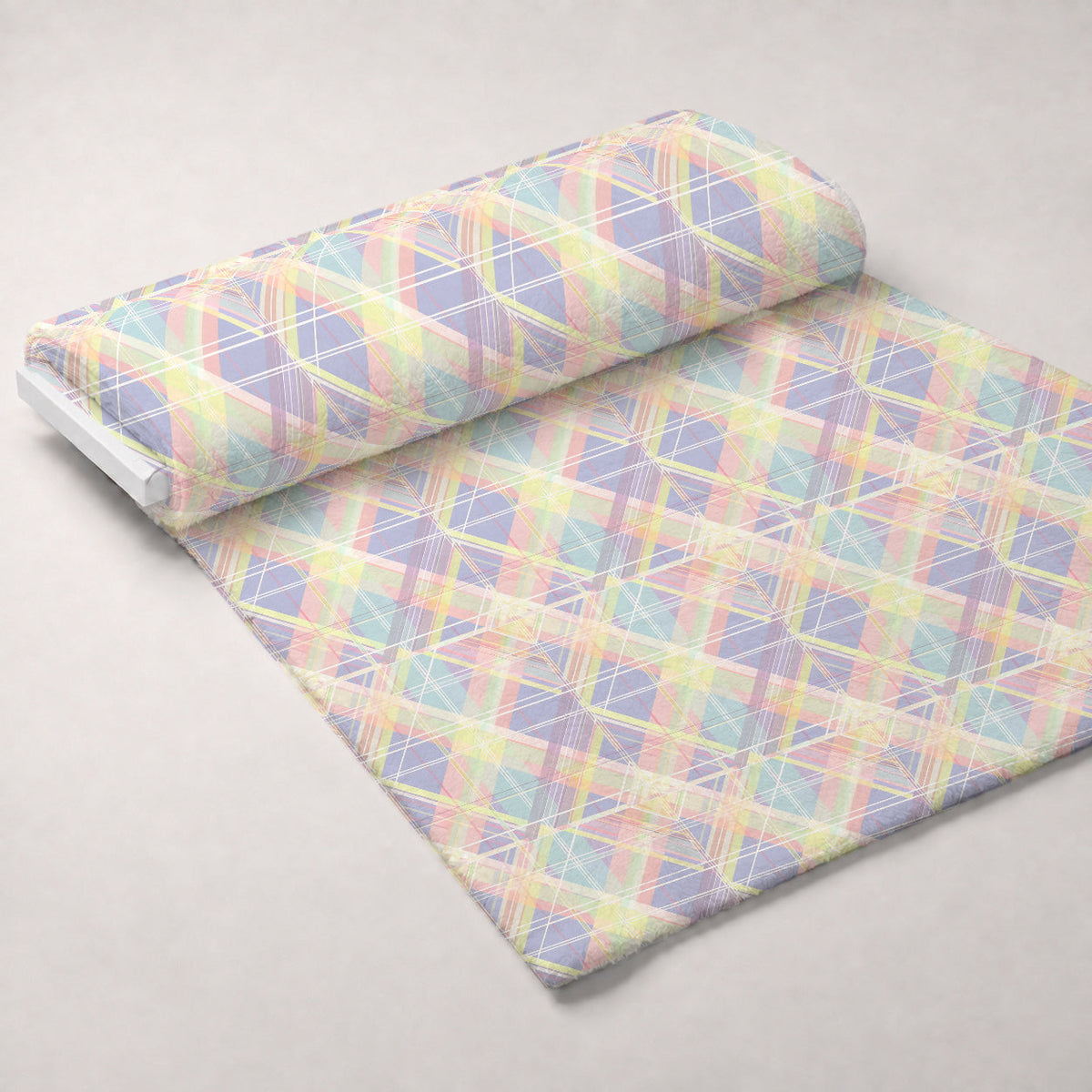 Blushing Meadow Pattern 11 Fleece Fabric — fleece fabric unrolled bolt preview (mv-fleece-v1:bolt)