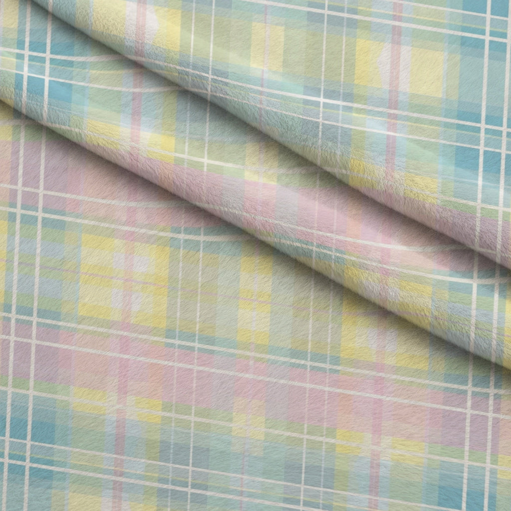 Blushing Meadow Pattern 16 Fleece Fabric — fleece fabric folded close-up preview (mv-fleece-v1:lying)