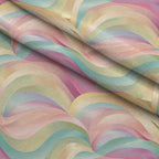 Blushing Meadow Pattern 18 Fleece Fabric — fleece fabric folded close-up preview (mv-fleece-v1:lying)