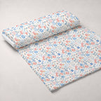 Blushing Meadow Pattern 2 Fleece Fabric — fleece fabric unrolled bolt preview (mv-fleece-v1:bolt)