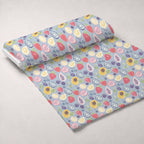 Blushing Meadow Pattern 20 Fleece Fabric — fleece fabric unrolled bolt preview (mv-fleece-v1:bolt)
