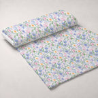 Blushing Meadow Pattern 21 Fleece Fabric — fleece fabric unrolled bolt preview (mv-fleece-v1:bolt)