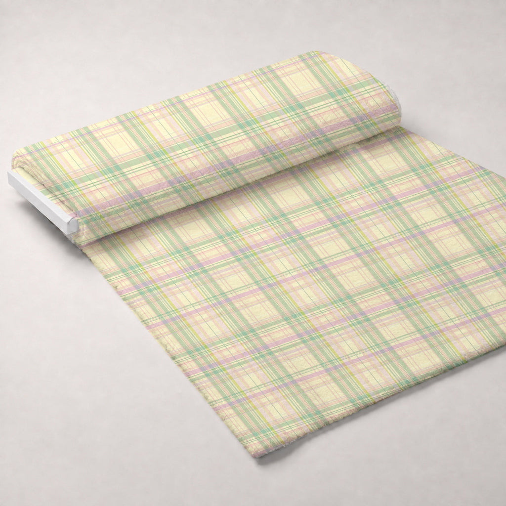 Blushing Meadow Pattern 22 Fleece Fabric — fleece fabric unrolled bolt preview (mv-fleece-v1:bolt)