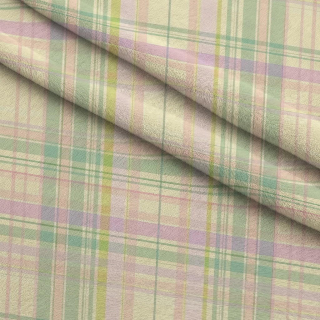 Blushing Meadow Pattern 22 Fleece Fabric — fleece fabric folded close-up preview (mv-fleece-v1:lying)