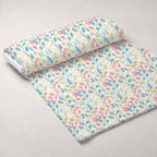 Blushing Meadow Pattern 26 Fleece Fabric — fleece fabric unrolled bolt preview (mv-fleece-v1:bolt)