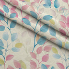 Blushing Meadow Pattern 26 Fleece Fabric — fleece fabric folded close-up preview (mv-fleece-v1:lying)