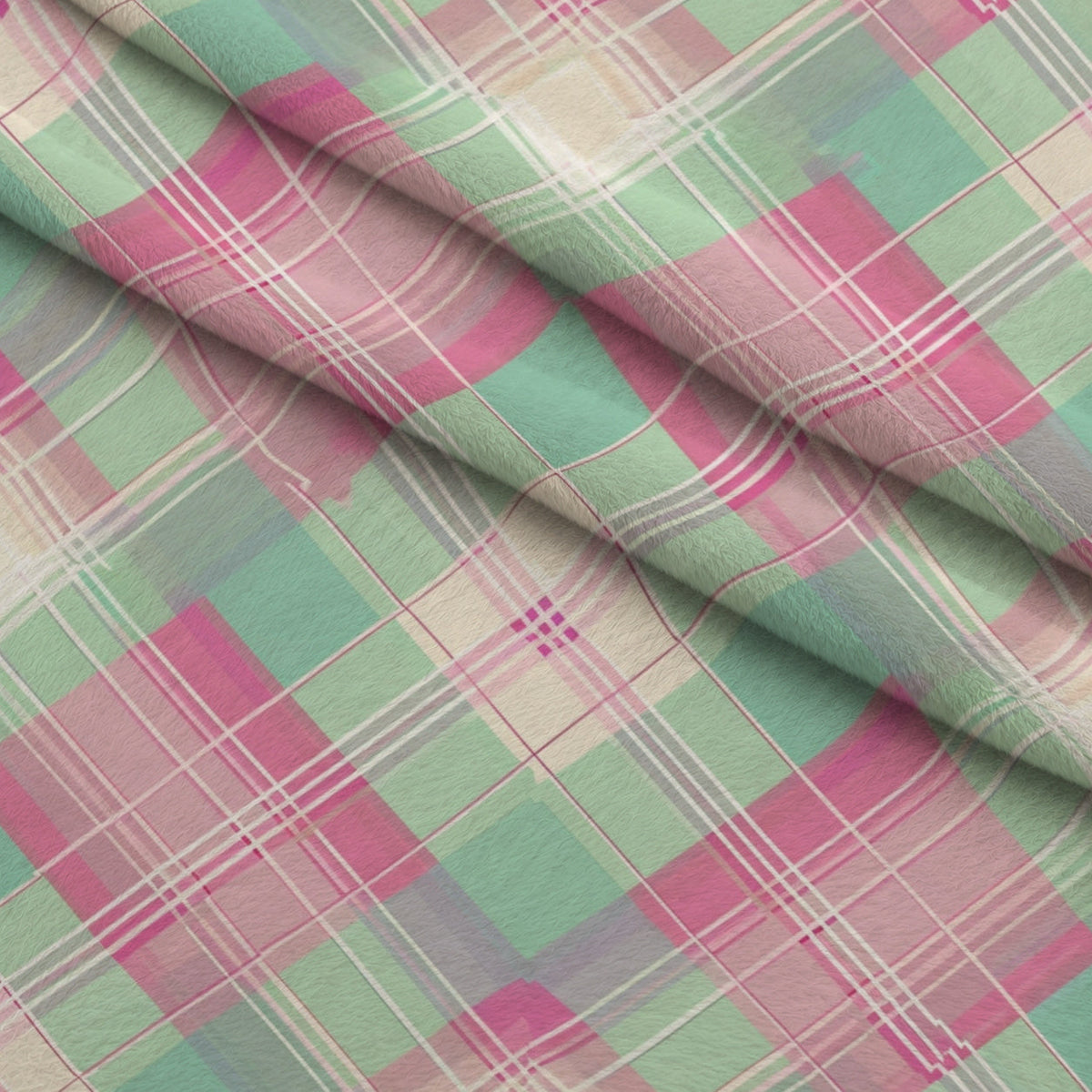 Blushing Meadow Pattern 3 Fleece Fabric — fleece fabric folded close-up preview (mv-fleece-v1:lying)