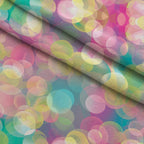 Blushing Meadow Pattern 4 Fleece Fabric — fleece fabric folded close-up preview (mv-fleece-v1:lying)