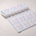 Blushing Meadow Pattern 5 Fleece Fabric — fleece fabric unrolled bolt preview (mv-fleece-v1:bolt)