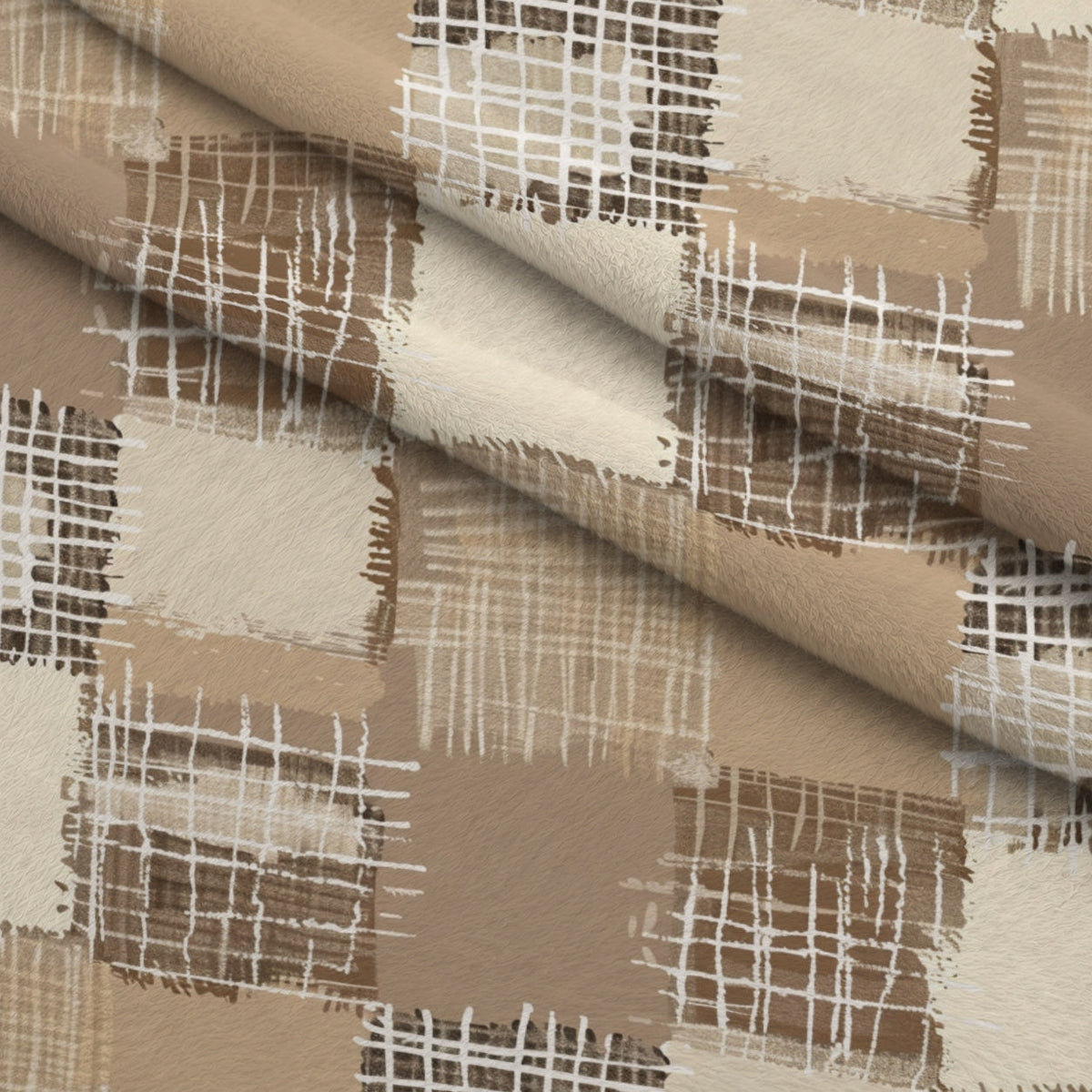 Boho Baby Dreams Pattern 17 Fleece Fabric — fleece fabric folded close-up preview (mv-fleece-v1:lying)