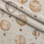 Boho Baby Dreams Pattern 18 Fleece Fabric — fleece fabric folded close-up preview (mv-fleece-v1:lying)