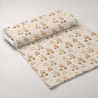 Boho Baby Dreams Pattern 2 Fleece Fabric — fleece fabric unrolled bolt preview (mv-fleece-v1:bolt)
