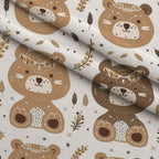 Boho Baby Dreams Pattern 6 Fleece Fabric — fleece fabric folded close-up preview (mv-fleece-v1:lying)