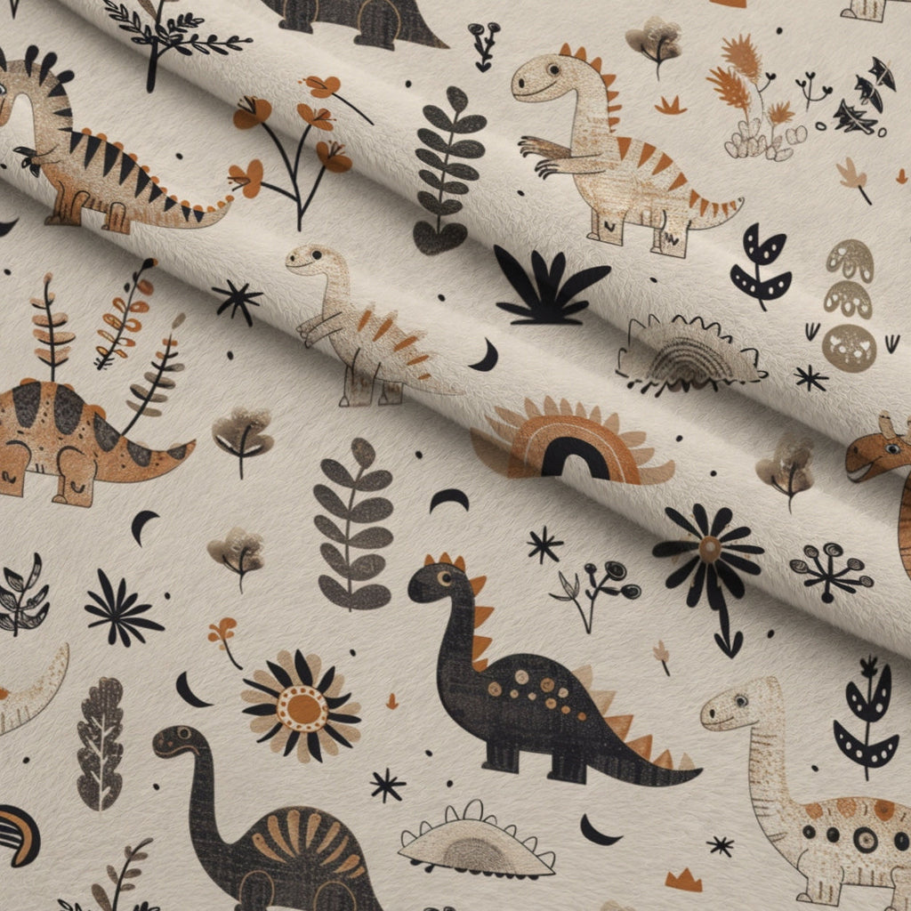 Boho Baby Dreams Pattern 8 Fleece Fabric — fleece fabric folded close-up preview (mv-fleece-v1:lying)