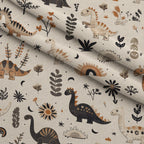Boho Baby Dreams Pattern 8 Fleece Fabric — fleece fabric folded close-up preview (mv-fleece-v1:lying)