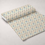 Boho Medallions Pattern 1 Fleece Fabric — fleece fabric unrolled bolt preview (mv-fleece-v1:bolt)