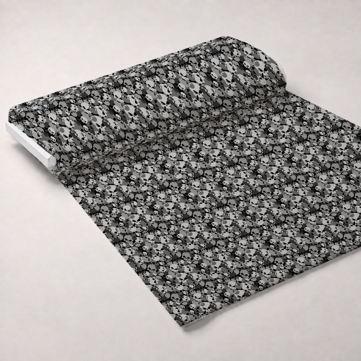 Bone Brigade Pattern 1 Fleece Fabric — fleece fabric unrolled bolt preview (mv-fleece-v1:bolt)