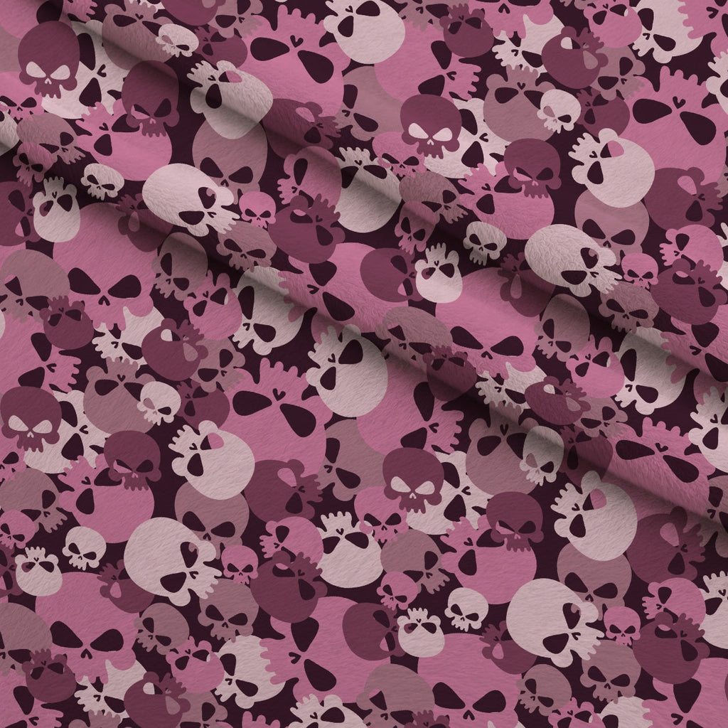 Bone Brigade Pattern 11 Fleece Fabric — fleece fabric folded close-up preview (mv-fleece-v1:lying)