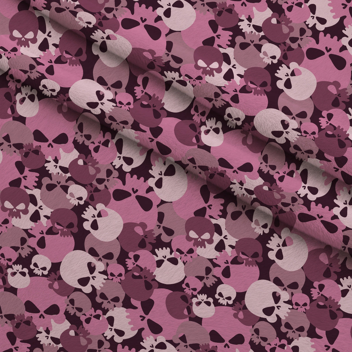 Bone Brigade Pattern 11 Fleece Fabric — fleece fabric folded close-up preview (mv-fleece-v1:lying)