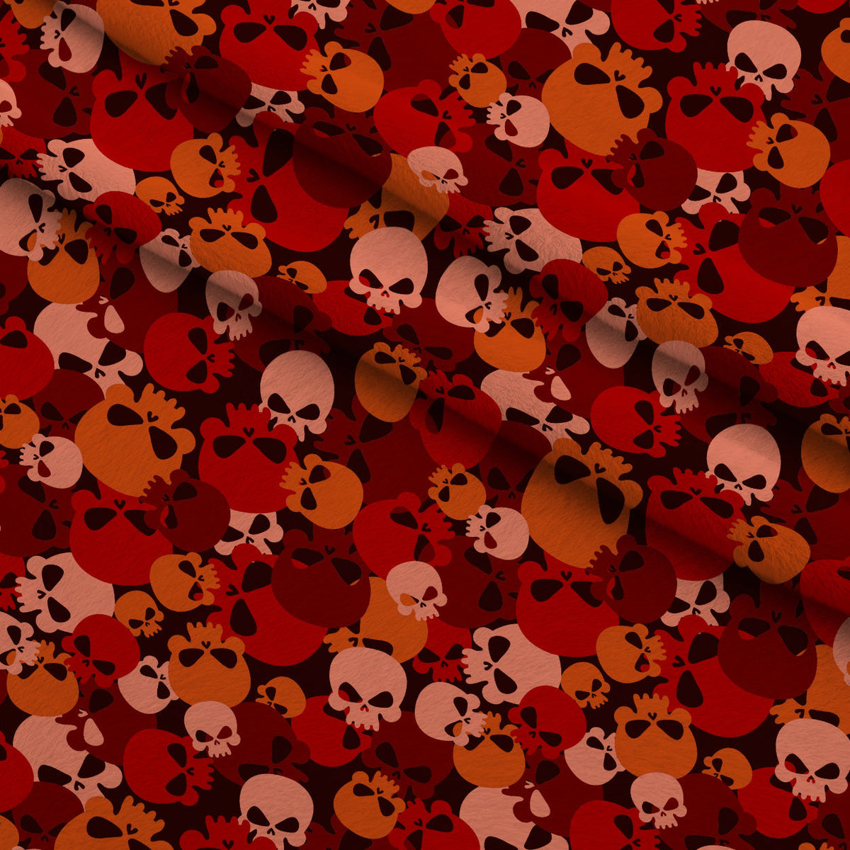 Bone Brigade Pattern 3 Fleece Fabric — fleece fabric folded close-up preview (mv-fleece-v1:lying)