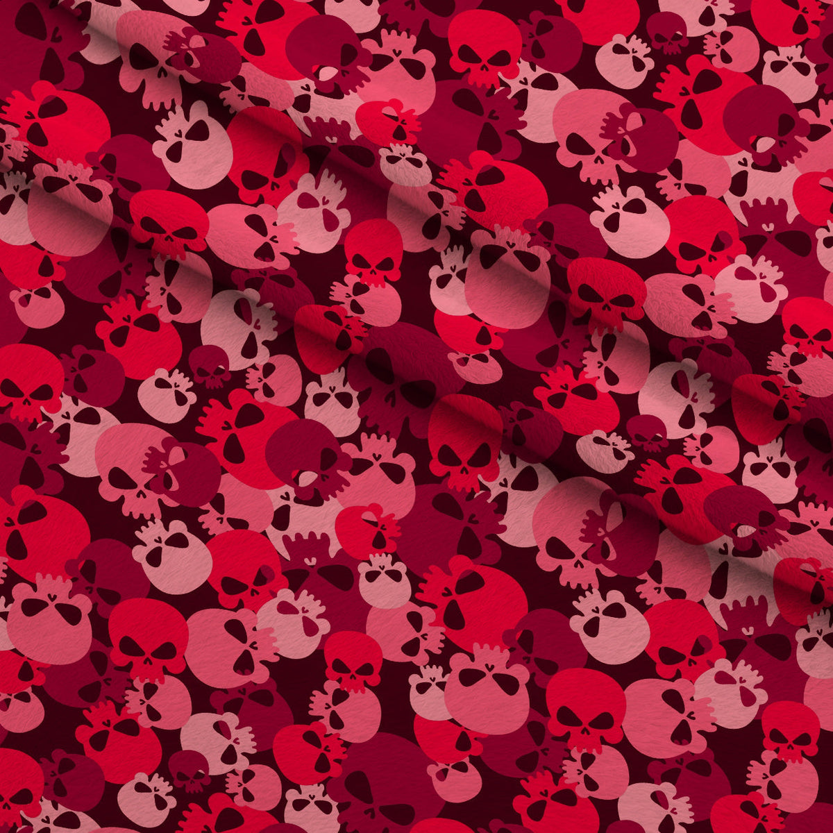 Bone Brigade Pattern 4 Fleece Fabric — fleece fabric folded close-up preview (mv-fleece-v1:lying)