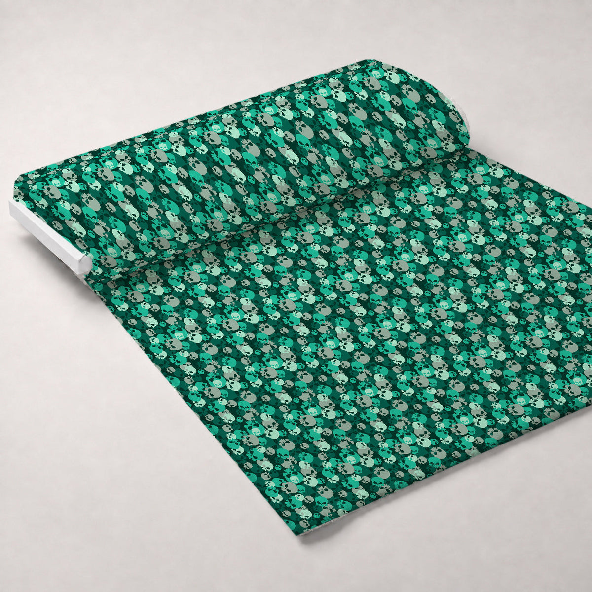 Bone Brigade Pattern 7 Fleece Fabric — fleece fabric unrolled bolt preview (mv-fleece-v1:bolt)
