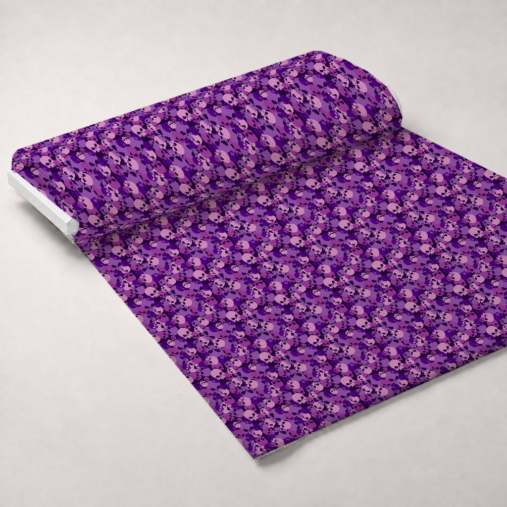 Bone Brigade Pattern 9 Fleece Fabric — fleece fabric unrolled bolt preview (mv-fleece-v1:bolt)