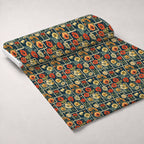 Botanical Tarot Pattern 14 Fleece Fabric — fleece fabric unrolled bolt preview (mv-fleece-v1:bolt)