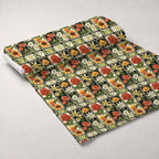 Botanical Tarot Pattern 17 Fleece Fabric — fleece fabric unrolled bolt preview (mv-fleece-v1:bolt)