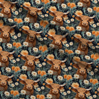 Bovine Blooms Pattern 11 Fleece Fabric — fleece fabric folded close-up preview (mv-fleece-v1:lying)
