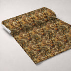 Brass Atlas Pattern 8 Fleece Fabric — fleece fabric unrolled bolt preview (mv-fleece-v1:bolt)