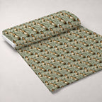 Bunny Blooms Pattern 15 Fleece Fabric — fleece fabric unrolled bolt preview (mv-fleece-v1:bolt)