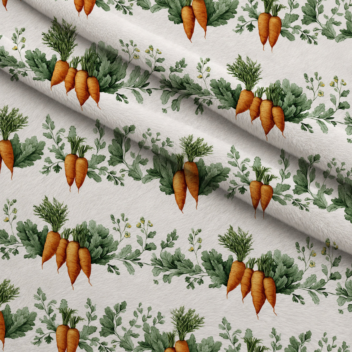 Bunny Blooms Pattern 20 Fleece Fabric — fleece fabric folded close-up preview (mv-fleece-v1:lying)
