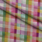 Bunny Blooms Pattern 29 Fleece Fabric — fleece fabric folded close-up preview (mv-fleece-v1:lying)