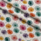 Bunny Blooms Pattern 36 Fleece Fabric — fleece fabric folded close-up preview (mv-fleece-v1:lying)