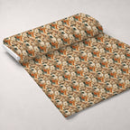 Bunny Blooms Pattern 42 Fleece Fabric — fleece fabric unrolled bolt preview (mv-fleece-v1:bolt)