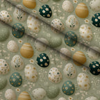Bunny Blooms Pattern 6 Fleece Fabric — fleece fabric folded close-up preview (mv-fleece-v1:lying)