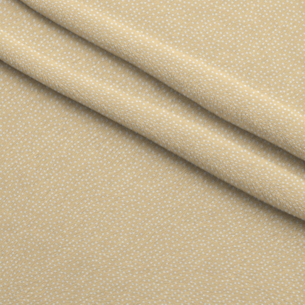 Buttercream Plaid Pattern 2 Fleece Fabric — fleece fabric folded close-up preview (mv-fleece-v1:lying)