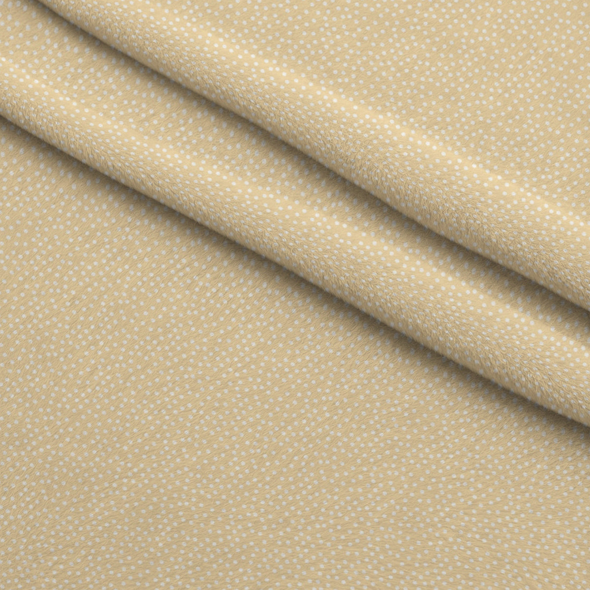 Buttercream Plaid Pattern 2 Fleece Fabric — fleece fabric folded close-up preview (mv-fleece-v1:lying)