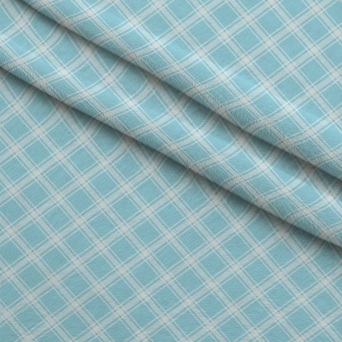 Buttercream Plaid Pattern 4 Fleece Fabric — fleece fabric folded close-up preview (mv-fleece-v1:lying)