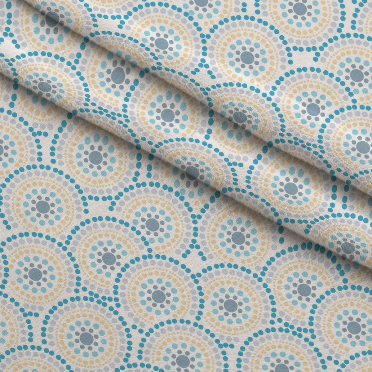 Buttercream Plaid Pattern 8 Fleece Fabric — fleece fabric folded close-up preview (mv-fleece-v1:lying)